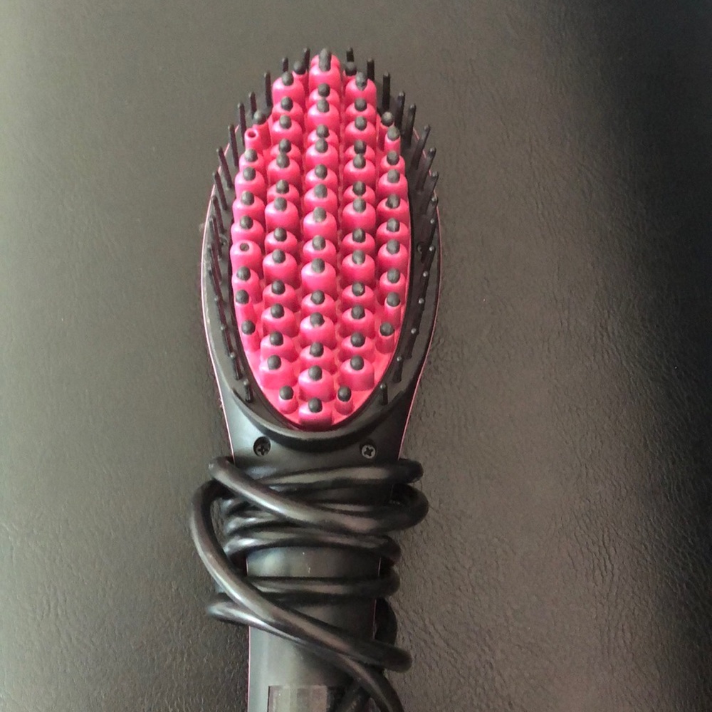 hair straightener brush